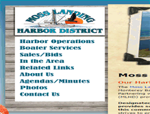 Tablet Screenshot of mosslandingharbor.dst.ca.us